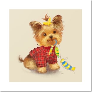 Yorkshire terrier Posters and Art